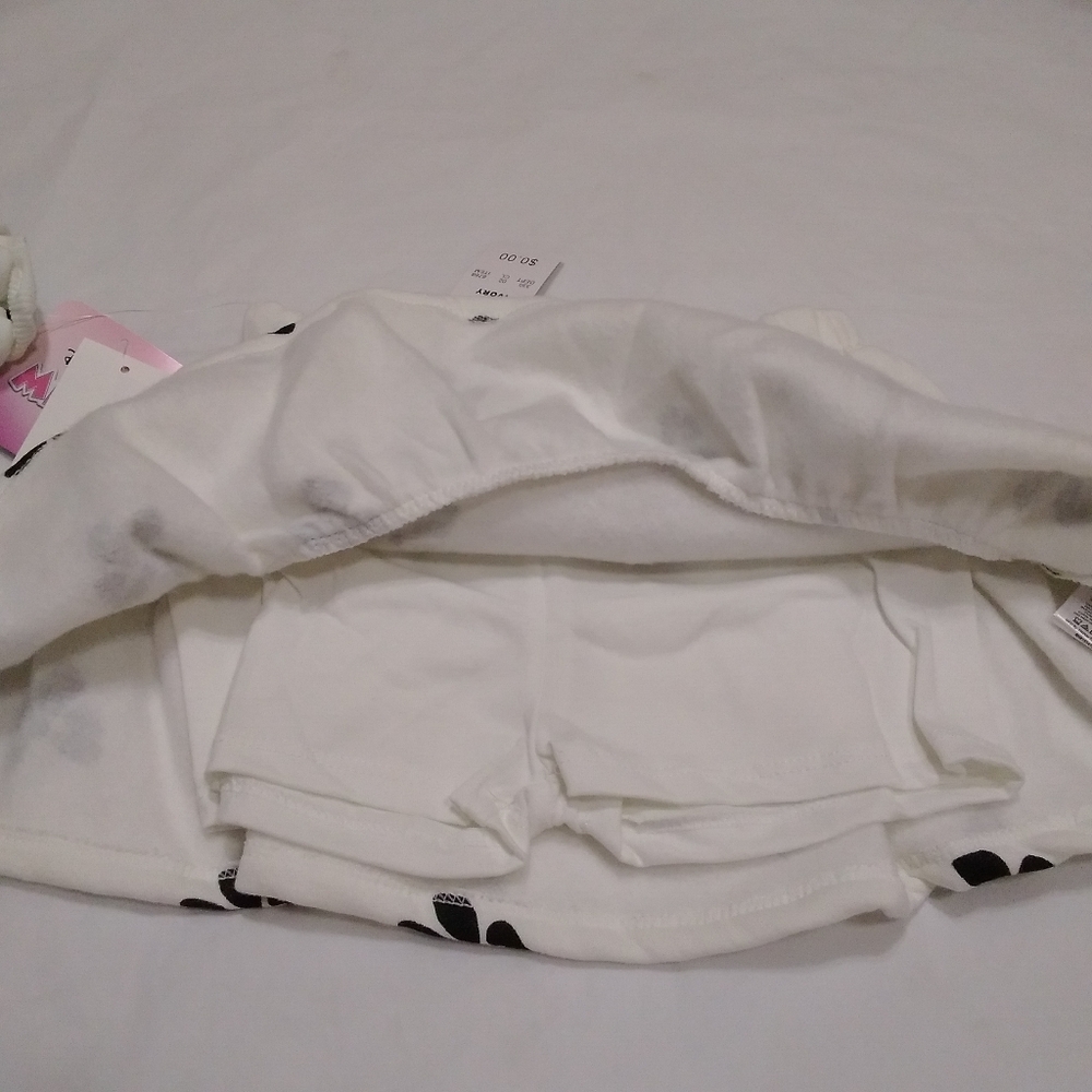 NWT Minnie Mouse Shirt Skirt Set 4T - Picture 5 of 7